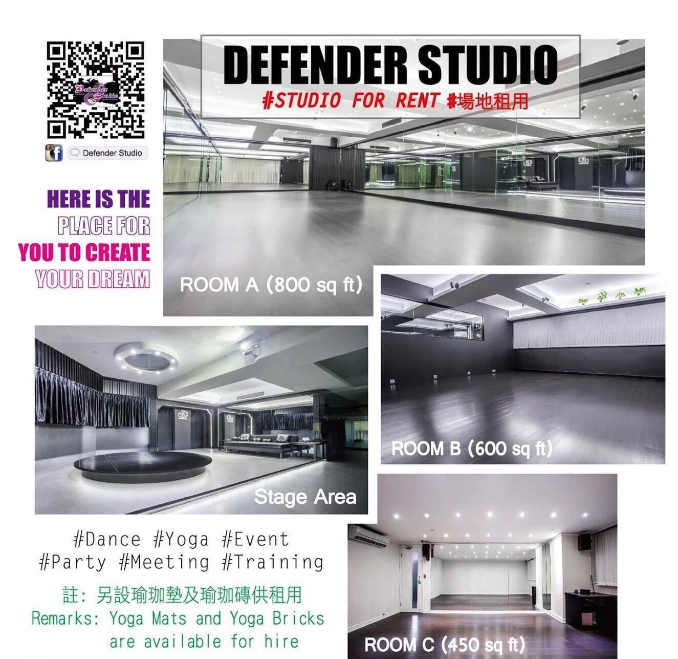 Defender Studio - Professional 運動 Shop in 九龍 | BookFun
