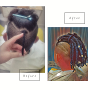 Grand fa' Hair